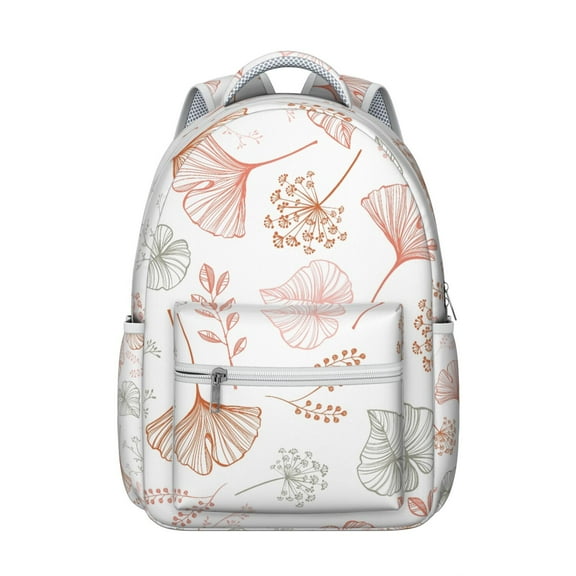Summer Tropical Floral Print Backpack - Durable Ergonomic Backpack for Commuters