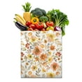 thumbnail image 1 of Summer Tropical Foldable Shopping Bag - Washable & Durable Grocery Tote with Floral Print, 1 of 6