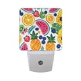 thumbnail image 1 of Summer Tropical Fruits Night Light 2 Pack LED Nightlight Plug into Wall Dusk to Dawn Sensor Soft White, 1 of 7
