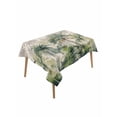 thumbnail image 1 of Summer Tropical Leaves Table Cloth, Green Palm Trees Botanical Waterproof Tablecloth for Rectangle Tables, Reusable Washable Fabric Table Cover for Restaurant Kitchen Dining Tables 60"x102", 1 of 6