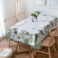 thumbnail image 1 of Summer Tropical Palm Tree Rectangle Tablecloth Holiday Party Decorations Waterproof Table Cloth for Dinning Wedding Decorative, 1 of 5