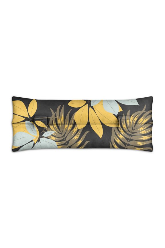 Summer Tropical Seatbelt Pillow Vibrant Leafy Print for Chemo Patients, Soft & Protective