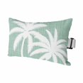 thumbnail image 1 of Summer Tropical Tree Outdoor Pillows for Chaise Lounge Chair Waterproof Lumbar Pillows with Insert&Adjustable Elastic Strap Beach Headrest Pillow Coastal Green Palm Trees Neck Pillow for Pool 12"x20", 1 of 9