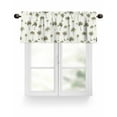thumbnail image 1 of Summer Tropical Valances for Windows Green Palm Trees Valance Rod Pocket Light Filtering Short Window Treatments Curtains for Kitchen Bathroom Living Room Bedroom, 1 Panel, 60 x 18 Inch, 1 of 7