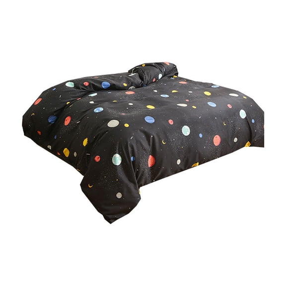 Summer Twin Comforter Cover, Soft Brushed Fabric Duvet Cover, All-Season Bedding, Stylish Patterns, Fade-Resistant, Easy Care, Machine Washable