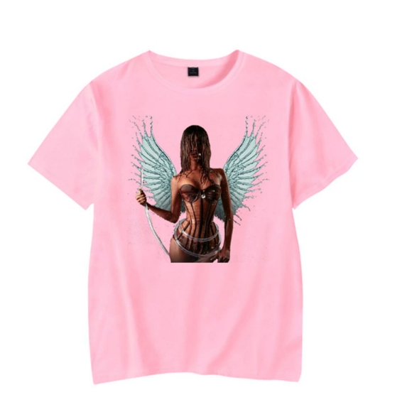 Summer Tyla Merch T-shirt Unisex Printed Design Round Neck Short Sleeve Top