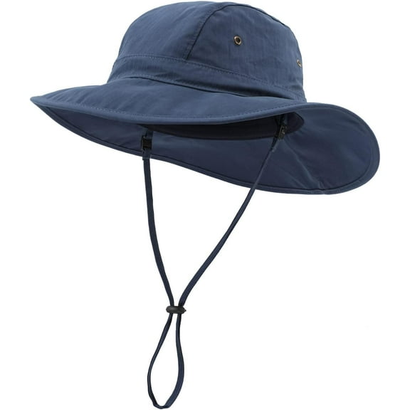 Summer UPF 50  Women's Bucket Sun Hat Wide Brim Fishing Hat Safari Hat