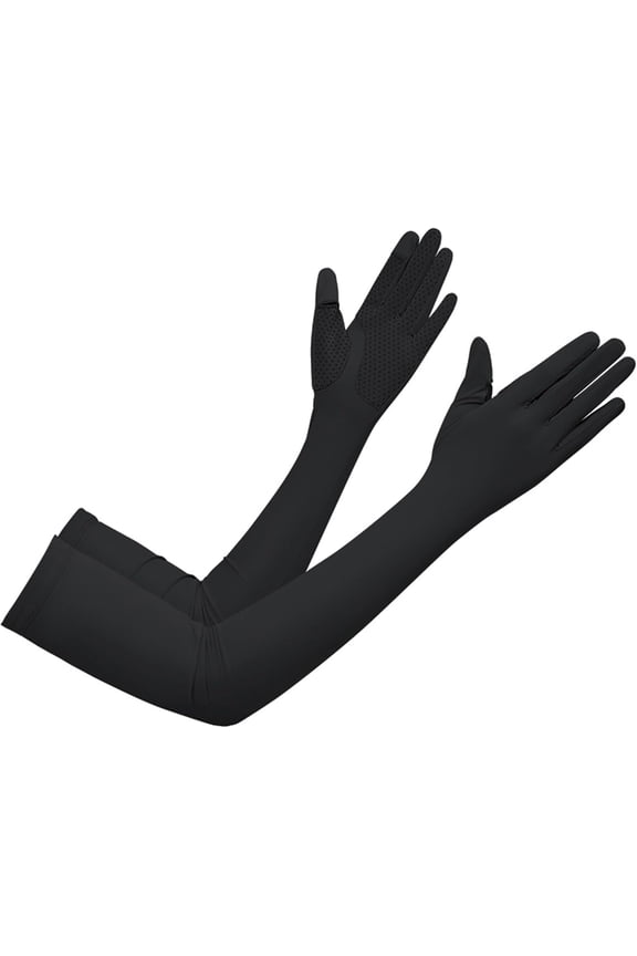 Summer-UV-Sun-Protection Gloves Long Driving-Gloves Sunblock Non Slip Full Finger Outdoor Arm Gloves for Women Cycling