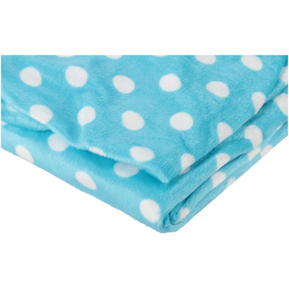 Summer Ultra Plush Changing Pad Cover (Dots for Days Blue)