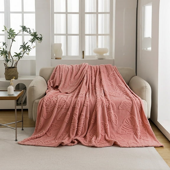 Summer Ultrasonic Cooler Quilt - Double Sided Cold Effect, Soft Bedspreads for All Seasons (Pink, 39"x59")