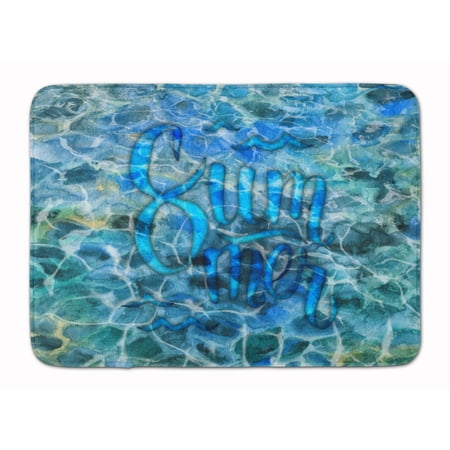 Summer Under Water Machine Washable Memory Foam Mat