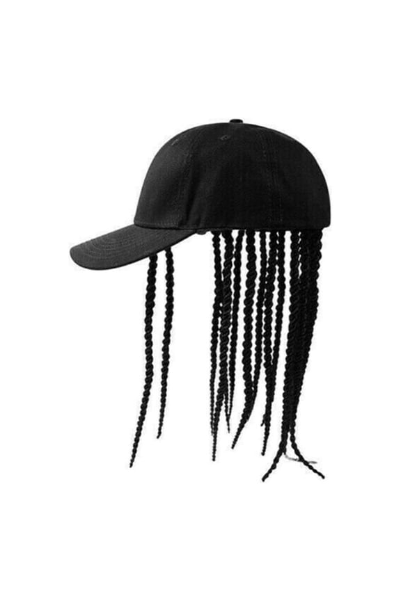 Summer Unisex Lady Men Baseball Cap Hat With Dreadlocks Wig Hip-Hop Punk Dirty Hair Braid Visors Hats