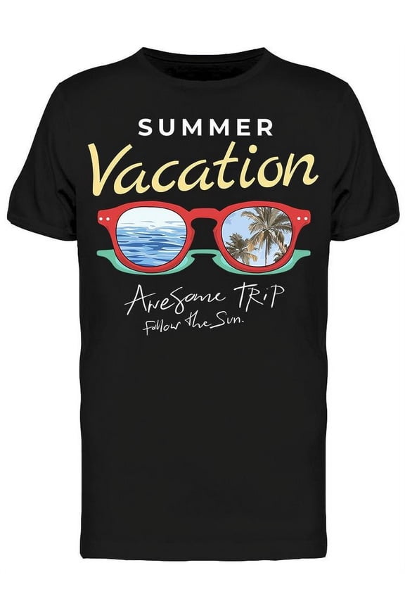 Summer Vacation Awesome Trip T-Shirt Men -Image by Shutterstock, Male Medium