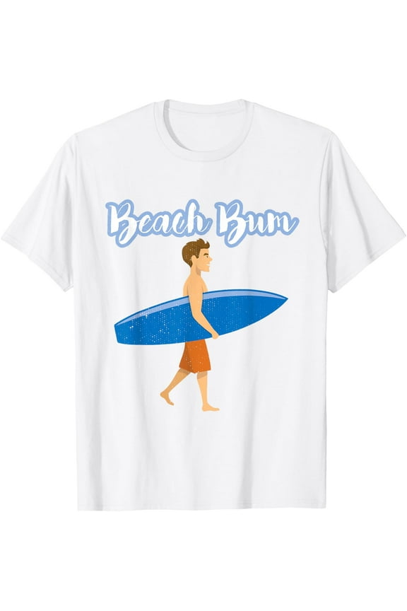 Summer Vacation Beach Bum Love Ocean Surfer Boy Surfing T-Shirt Unisex S-5XL Hot Trending Shirt, Vintage Birthday Gift
