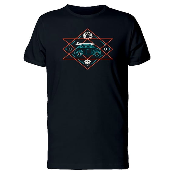 Summer Vacation In Sharp Effect T-Shirt Men -Image by Shutterstock, Male 3X-Large