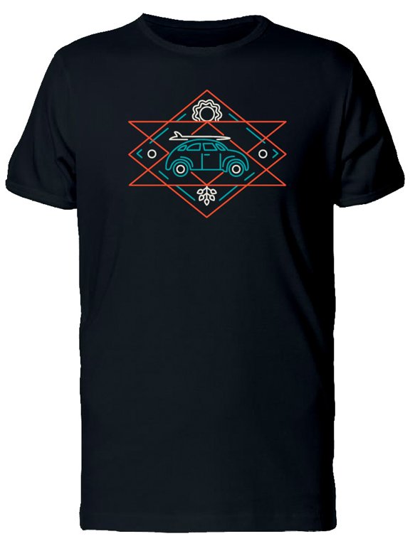 Summer Vacation In Sharp Effect T-Shirt Men -Image by Shutterstock, Male 3X-Large