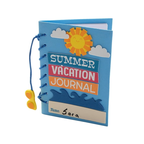 Summer Vacation Journal Craft Kit, Makes 12, Craft Kits, Summer, 12 Pieces