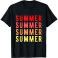 thumbnail image 1 of Summer Vacation Summer Vintage Beach SunsetT-Shirt, 1 of 4
