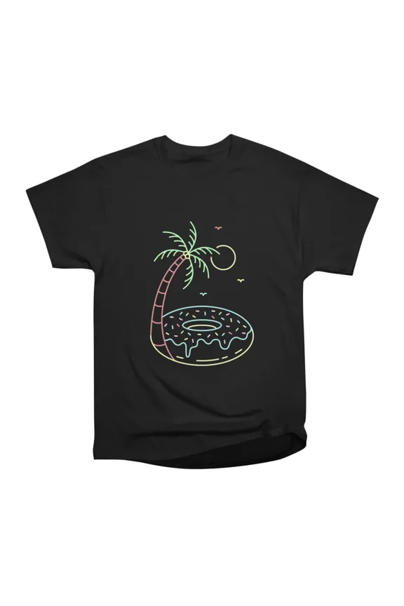 Summer Vacation at Donut Beach T-Shirt Tee Gift For Him Merch For Her Apparel For Friend