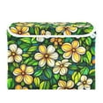 thumbnail image 1 of Summer Various Flowers Large Storage Bins with Linen Collapsible Lid Storage Box 16.7 x 12.6 x 11.8in, 1 of 7