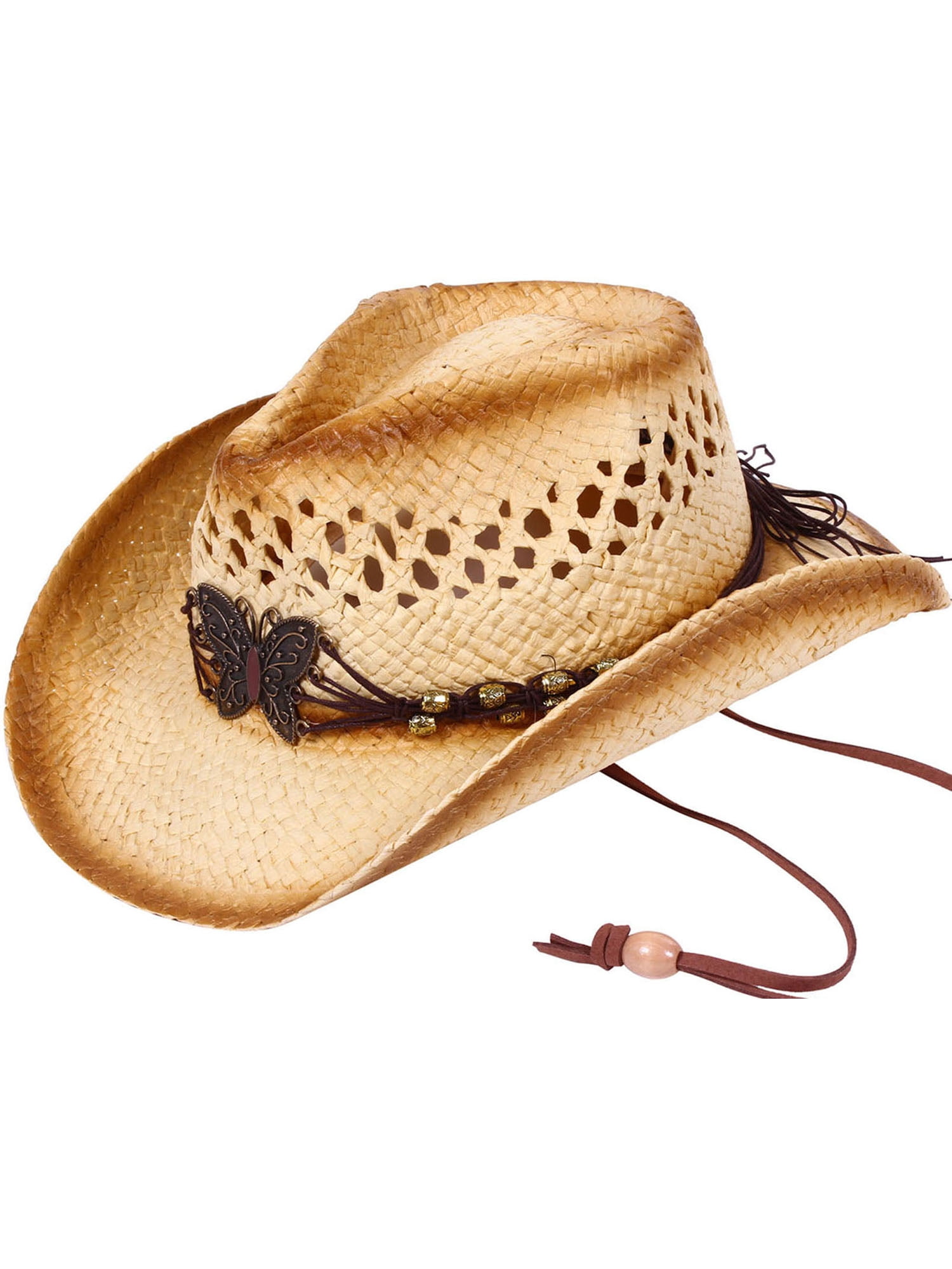 2986 Straw Cowboy Hat For Men Womens Cowgirl Summer Western Vintage Rodeo Brand Straw Cowboy Hat - Cowgirl Hat - Rodeo  main image 2