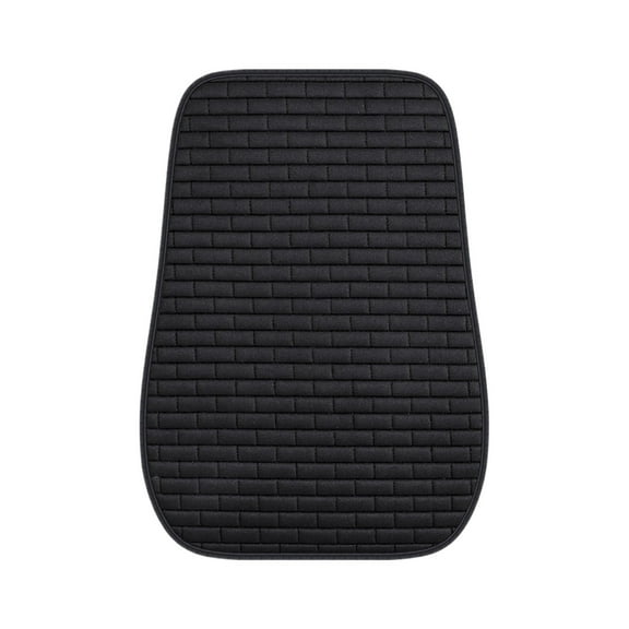 Car Linen Seat Cushion Summer Ventilated And Breathable Cool Pad Backrest Cushion Rear Seat Cover Three Piece Set All Season Cushion