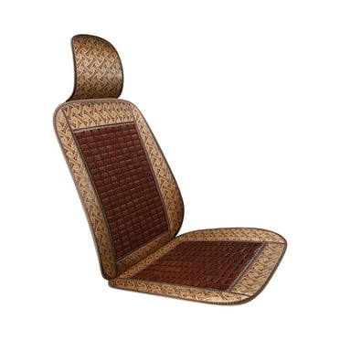 Summer Ventilated and Breathable Bamboo Slice car Lumbar Cushion mat Cool seat Cushion