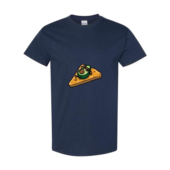 Summer Vibes Avocado Funny Fruit Tropical Foodie Graphic T-Shirt, for men & women, up to size 5XL