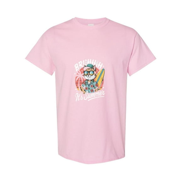 Summer Vibes Bruh It's Summer Funny Teacher Student Gift T-Shirt, for men & women, up to size 5XL