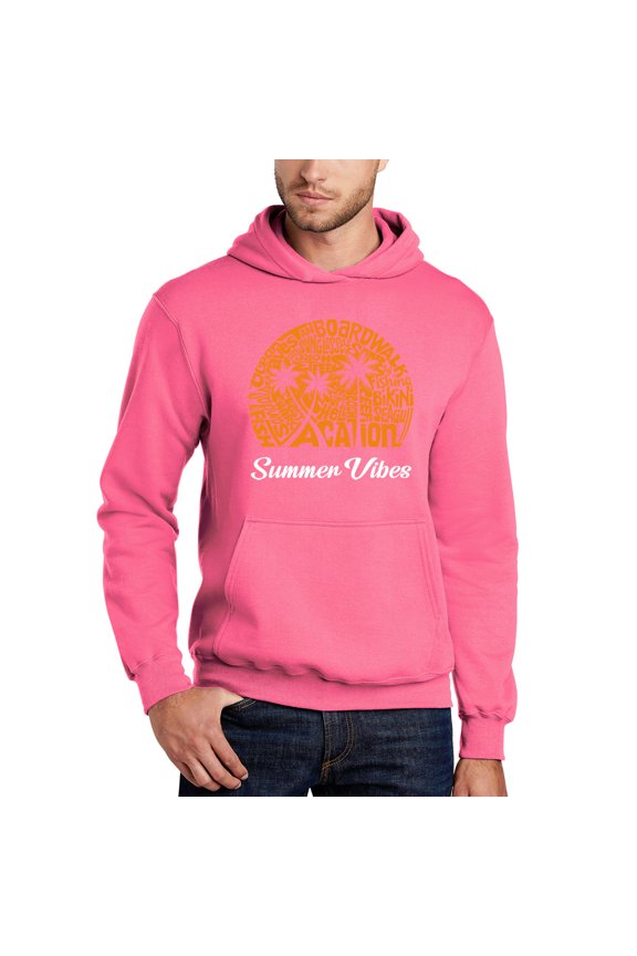 Summer Vibes - Men's Word Art Hooded Sweatshirt
