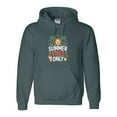 thumbnail image 1 of Summer Vibes Only Funny Sunshine Beach Vacation Quote Graphic Hoodie, 1 of 3