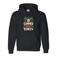 thumbnail image 1 of Summer Vibes Only Funny Sunshine Beach Vacation Quote Graphic Hoodie, 1 of 3