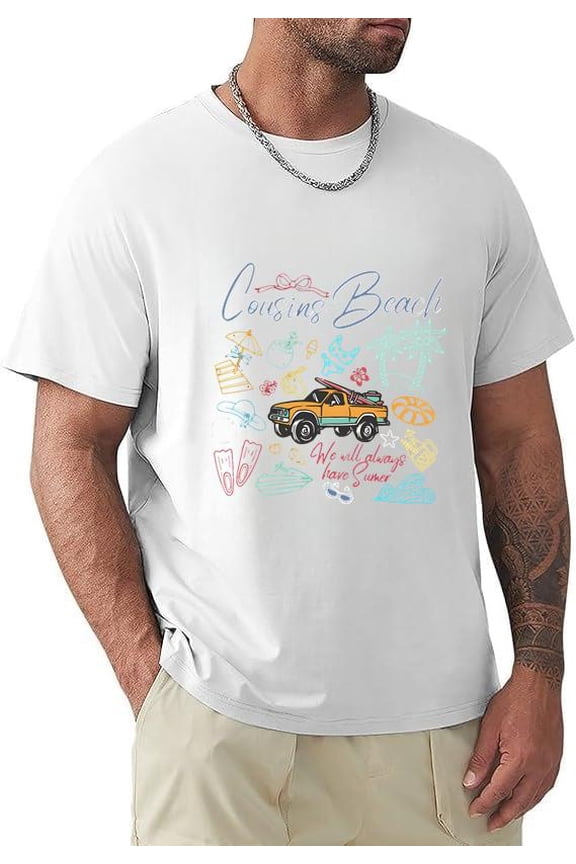 Summer Vibes Soft Mood Inspired Beach Aesthetic Graphic Top Unisex T-Shirt, for men & women, up to size 5XL.