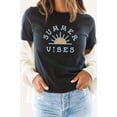 thumbnail image 1 of Summer Vibes Sunset Fun Vacation Graphic Tee T-Shirt, 1 of 6