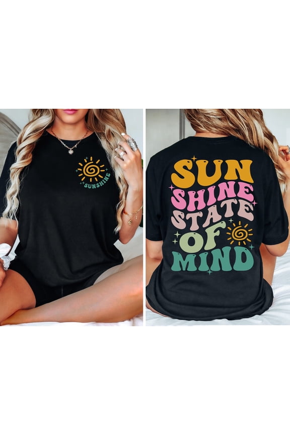Summer Vibes T-shirt, Retro Summer State of Mind Tshirt, Trendy Summer Shirt, Hello Summer Fun Shirt, Sunshine Summer Shirt, Summer All Size S-5Xl