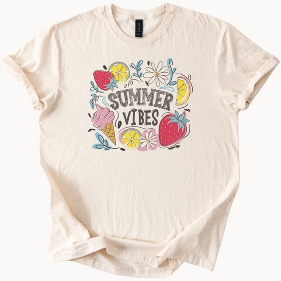 Summer Vibes Tee Beach Shirt Vacation Top