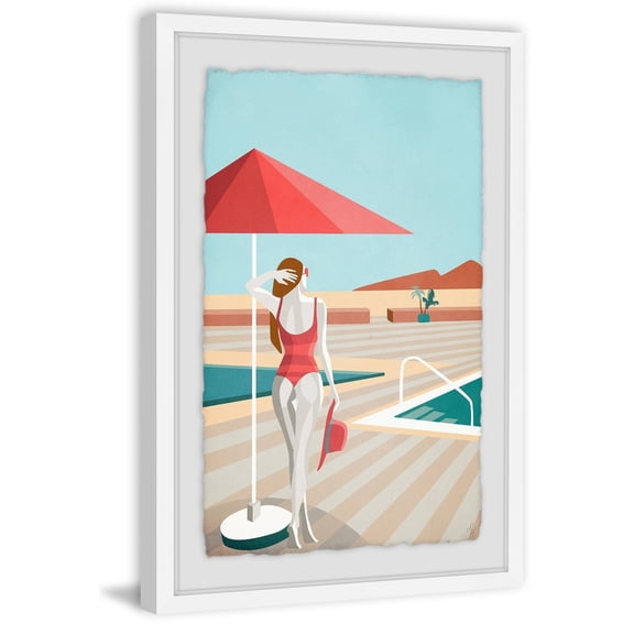 Summer View II Framed Painting Print