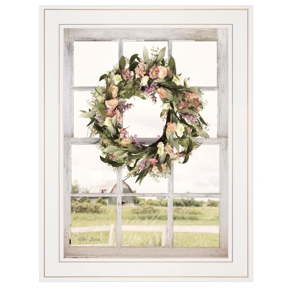 TrendyDecor4U Summer View By Lori Deiter Framed Print LD1236A-226G