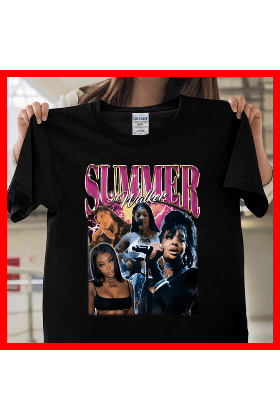 Summer Walker R&B Singer Graphic Vintage Hip Hop Music Retro Fan Gift T0124 Unisex Graphic T-Shirt Soft Cotton, Sizes S-5XL