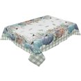 thumbnail image 1 of Summer Watercolor Flowers Tablecloths Waterproof Kitchen Items Coffee Table For living Room Home Dec, 1 of 5