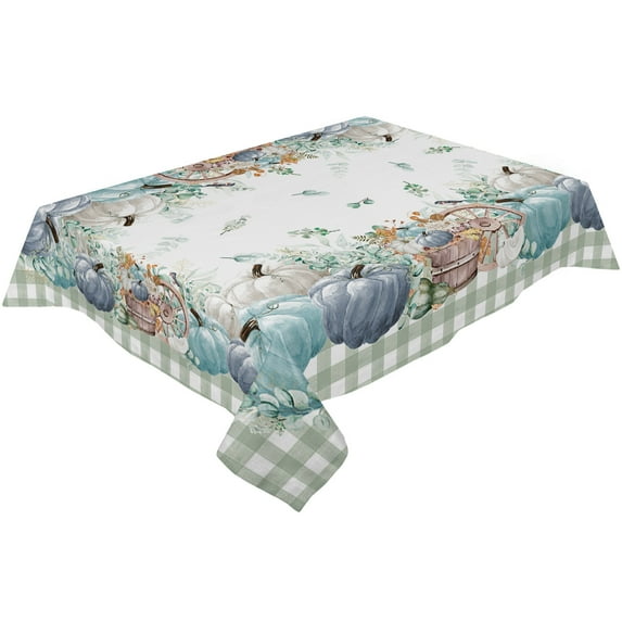 Summer Watercolor Flowers Tablecloths Waterproof Kitchen Items Coffee Table For living Room Home Dec