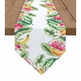 thumbnail image 1 of Summer Watermelon Banana Leaf Flower Table Runner Wedding Party Dining Table Runner Placemat Home Kitchen Table Decor, 1 of 5