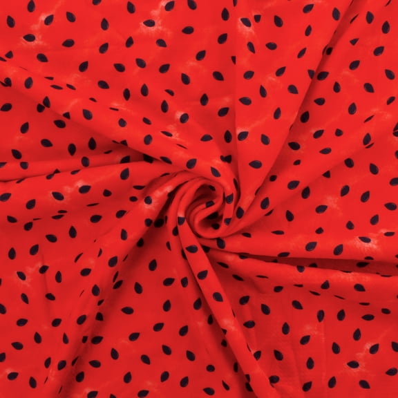 Summer Watermelon Seeds Bullet Fabric 1 yard