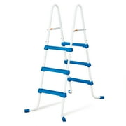 Open Box Summer Waves 42 Inch SureStep 3 Step Outdoor Above Ground Pool Ladder