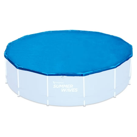 Summer Waves Above Ground Round Pool Cover, Blue, Adults, Unisex