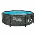 thumbnail image 1 of Summer Waves Active 8ft x 30in Above Ground Frame Swimming Pool Set with Pump, 1 of 2