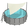 thumbnail image 1 of Summer Waves Canopy for Pools, for 20-24 ft Above Ground Frame Pool, Pool Accessory, for Adults, Unisex, Round, Cool Gray, Outdoor Use, 1 of 5