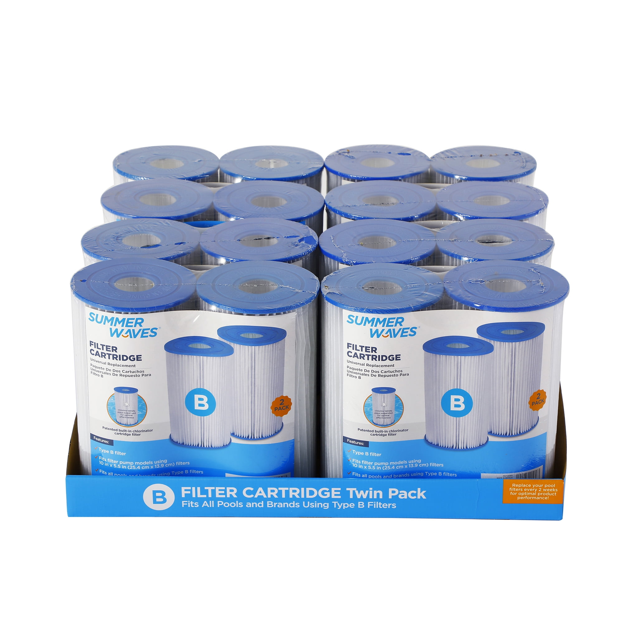 Summer Waves® Filter Cartridge 16 Pack (Type B)