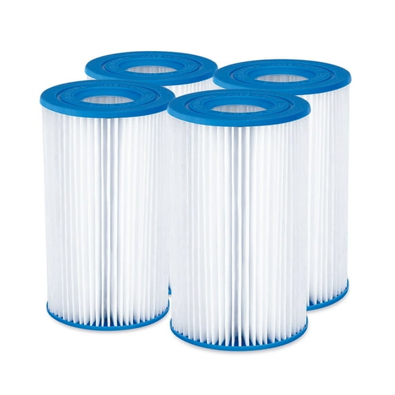 Summer Waves P57100204 Type A/C Pool & Spa Filter Cartridge (4 Pack)