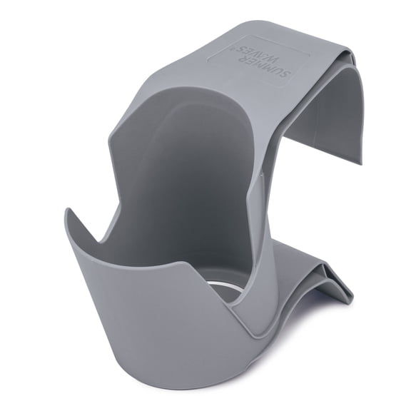 Summer Waves Poolside Cup Holder Pool Accessory, Gray, 4-Pack, Adults, Unisex